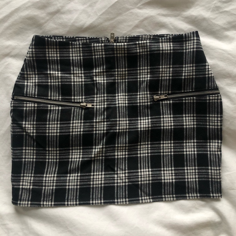 Plaid Mini Skirt